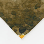 Sonnenblumen Fleecedecke (Ecke)