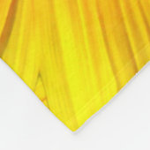 Sonnenblumen Fleecedecke (Ecke)
