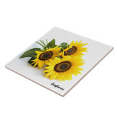 Sonnenblumen Fliese (Seite)