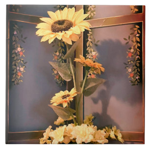 Sonnenblumen Fliese