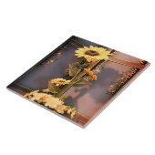 Sonnenblumen Fliese (Seite)