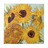 Sonnenblumen Fliese (Vorderseite)