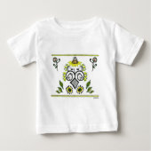 Sonnenblumen Folk Pattern von Alexandra Cook Baby T-shirt (Vorderseite)
