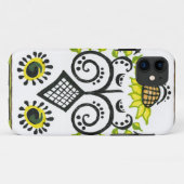 Sonnenblumen Folk Pattern von Alexandra Cook Case-Mate iPhone Hülle (Rückseite (Horizontal))