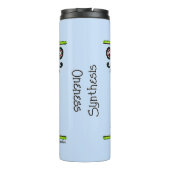 Sonnenblumen Folk Pattern von Alexandra Cook Thermosbecher (Rückseite)