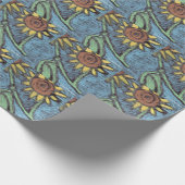 Sonnenblumen Forever - Kinder Kunst für CHOC Geschenkpapier (Ecke)