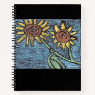 Sonnenblumen Forever - Kinder Kunst für CHOC Notizblock
