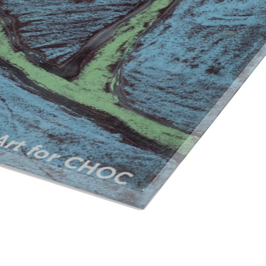 Sonnenblumen Forever - Kinder Kunst für CHOC Schneidebrett (Ecke)