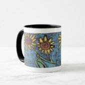 Sonnenblumen Forever - Kinder Kunst für CHOC Tasse (Vorderseite Links)
