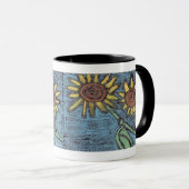 Sonnenblumen Forever - Kinder Kunst für CHOC Tasse (VorderseiteRechts)
