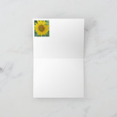 Sonnenblumen-Foto (Innenseite)