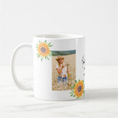 Sonnenblumen Foto Abschluss Kaffeetasse (Links)
