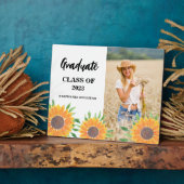 Sonnenblumen Foto Abschluss Keepake Fotoplatte (Seite)