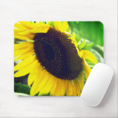 Sonnenblumen-Foto auf einem Mousepad gedruckt (Mit Mouse)