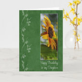 Sonnenblumen Foto Daughters Geburtstagskarte Karte (Gelbe Blume)