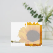 Sonnenblumen Foto Flat Mitteilungskarten (Stehend Vorderseite)