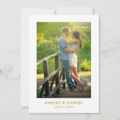 Sonnenblumen-Foto Goldmedaille Einladung (Rückseite)