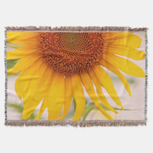 Sonnenblumen-Foto-Kehlkopf Decke (Vorderseite)