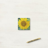 Sonnenblumen-Foto Post-it Klebezettel (Auf Schreibtisch)
