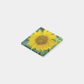 Sonnenblumen-Foto Post-it Klebezettel (angewinkelt)