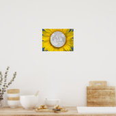 Sonnenblumen-Foto Poster (Küche)