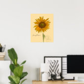 Sonnenblumen-Foto-Poster Poster (Heimbüro)