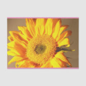 Sonnenblumen-Foto Seidenpapier (Vorderseite)