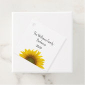 Sonnenblumen Foto Sommer Jährliches Familiengrill Geschenkanhänger (Beispiel)