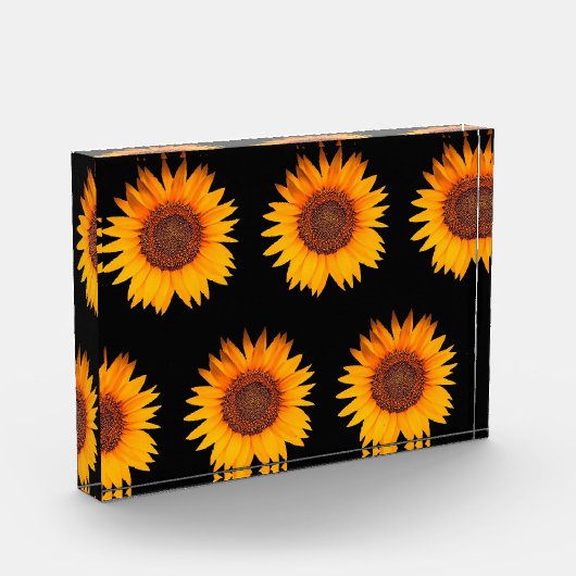 Sonnenblumen Fotoblock (Links)