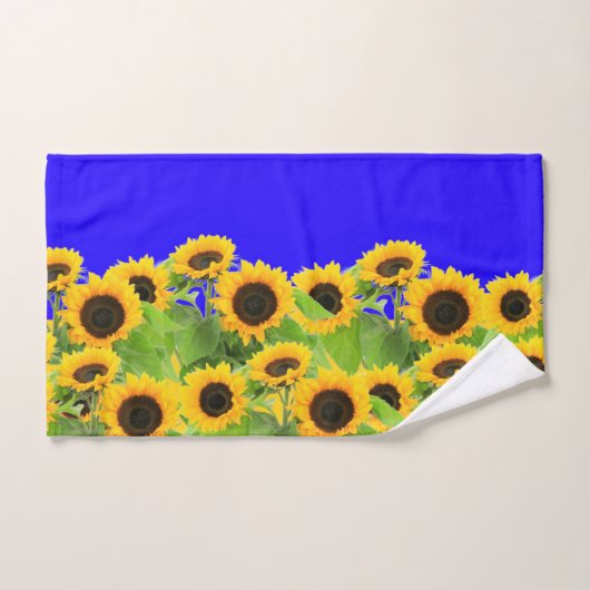 Sonnenblumen - Freiheit Ukraine Frieden ukrainisch Badhandtuch Set (Handtuch)