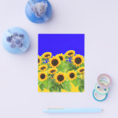 Sonnenblumen - Freiheit Ukraine Frieden ukrainisch Flyer (Einzeln)