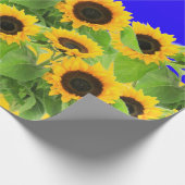 Sonnenblumen - Freiheit Ukraine Frieden ukrainisch Geschenkpapier (Ecke)