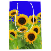 Sonnenblumen - Freiheit Ukraine Frieden ukrainisch Mittlere Geschenktüte (Vorderseite)