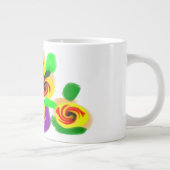 Sonnenblumen Freude Jumbo-Tasse (Rechts)