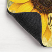 Sonnenblumen-Freundschaftszitat Mousepad (Ecke)