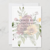 Sonnenblumen Frische Blumenzehen Einladung (Vorderseite)