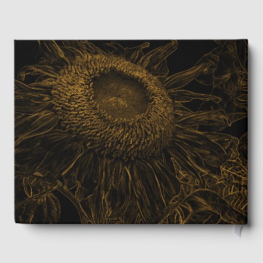 Sonnenblumen Frische Pasta machen Gästebuch (Rückseite)