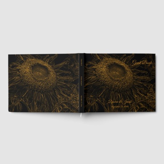 Sonnenblumen Frische Pasta machen Gästebuch (Voll)