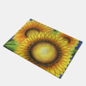 Sonnenblumen Fußmatte  (Schrägansicht)