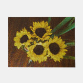 Sonnenblumen Fußmatte (Vorderseite)