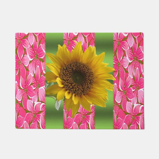 Sonnenblumen Fußmatte (Vorderseite)