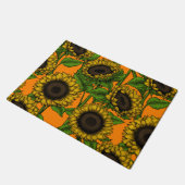 Sonnenblumen Fußmatte (Schrägansicht)