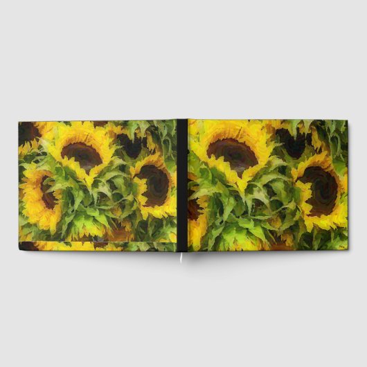 Sonnenblumen Gästebuch (Voll)