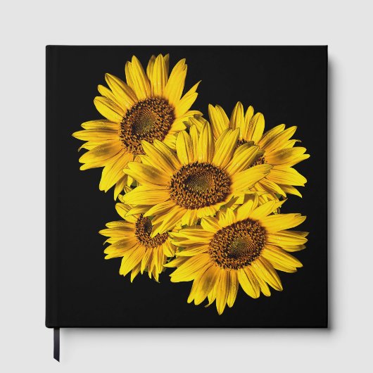 Sonnenblumen gästebuch (Vorderseite)