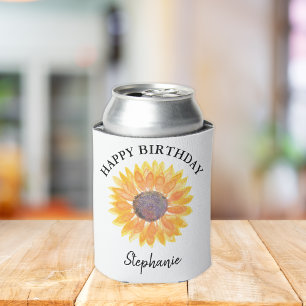 Sonnenblumen-Geburtstag Dosenkühler
