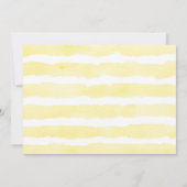 Sonnenblumen Geburtstagsfeier Gelbes Foto Mädchen Einladung (Rückseite)