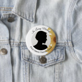 Sonnenblumen-Gedenkfotoknopf Button (Beispiel)