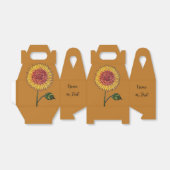 Sonnenblumen Gefallen Box Geschenkschachtel (Ungefaltet)