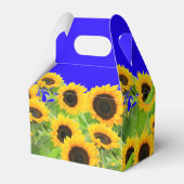 Sonnenblumen Gefallen oder Geschenkboxen Geschenkschachtel (Rückseite)