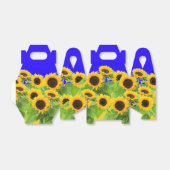 Sonnenblumen Gefallen oder Geschenkboxen Geschenkschachtel (Ungefaltet)